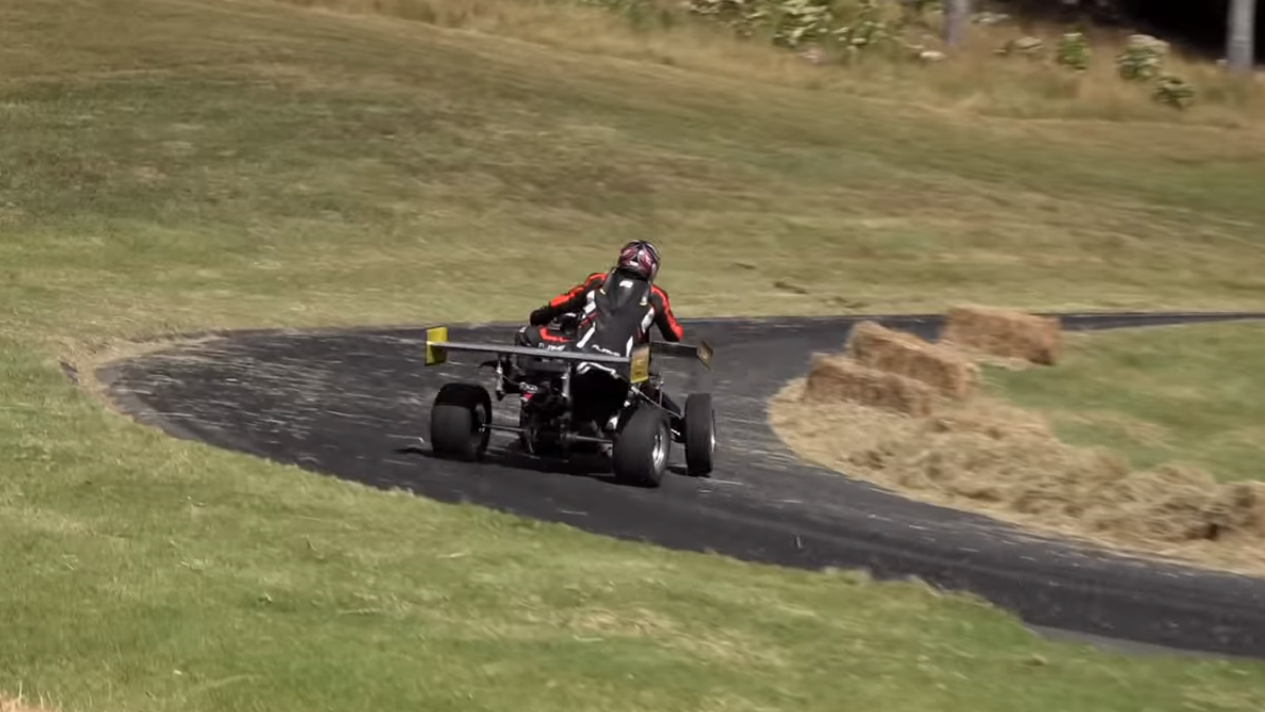 This 143hp GSX-R1000 powered quad is seriously quick!